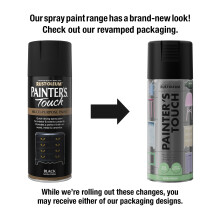 RustOleum 400ml Painters Touch Spray Paint Aerosol Satin Black