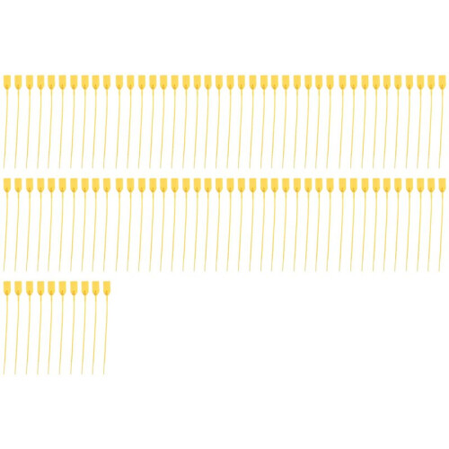500 Plastic Tamper Seals, Numbered Zip Ties Tags,Disposable Self Locking Signage for Fire Extinguisher,Shipping,250mm E 2