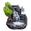 2X High Mountain Flowing Waterfall Backflow Incense Burner Home Fragrance Diffuser Incense Burner Decoration,A 3