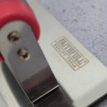 Faithfull SoftGrip Concrete Edging Trowel Stainless Steel Blade for Sh