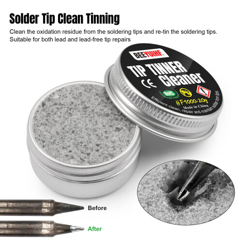 BEEYUIHF Soldering Tip Cleaning Kit Include 1 Pcs Soldering Tip Cleane