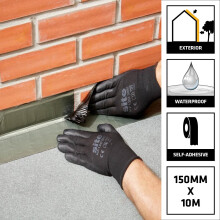 Sika Black Jack Strong Self Adhesive Flashing Tape – Natural LeadLook