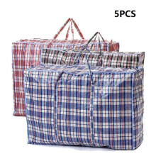 Set of 5 Large Capacity Clothes Storage Bags, Moving Bags with Zipper for Laundry