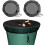 2 Pcs Rain Tank Net, Rain Barrel Protection Net with Drawstring, Adjustable Protective Net 1