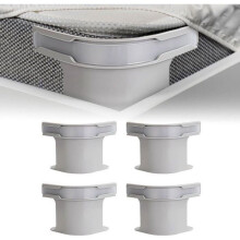 4pcs Sheet Fasteners with Locking Strips, Corner Sheet Fasteners for Mattress Protectors, Blankets, Bedding