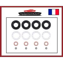 Injector seal kit for 1.6 HDI engines, for Peugeot 308, 407, 207, 307, 206, Partner, and Citroën.