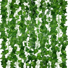 12 pieces artificial ivy botanical wreath, Decorate the bedroom, garden, party