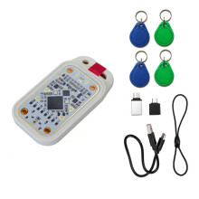Czytnik Chipów RFID Chameleon V3.0 Chip 125 KHz 13,56 MHz, Kopiarka Tagów ID IC, Czytnik NFC, 2 Breloki UID i 2 Breloki CUID