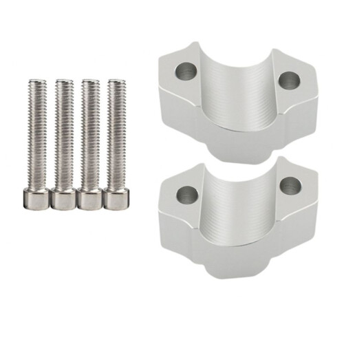 For  XSR900 2016-2024 Motorcycle Accessories Handlebar Riser Drag Handle Bar Clamp Extend Adapter Silver
