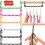 Coat rack, 12 magic hangers, non-slip and windproof storage hangers (random color) 1