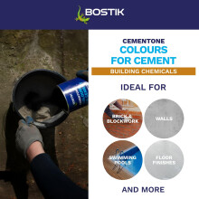 Bostik Colours for Cement For Concrete Mortar Render and Screeds Avail