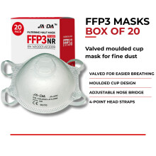 Spanner In The Works FFP3 Mask Moulded Disposable Face Masks Box of 2