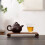 Retro Wooden Tray,Rectangular Desktop Display Rack for Home & Hotel, Coffee Table Decorative Plate, Thick Design 5