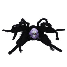 Halloween Spider Costume for Dogs and Cats - Adjustable and Breathable Simulation Spider Costume for Pets