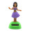 Hawaiian Dancer, Purple Model - Solar Powered Mobile Figurine 1