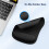 TeckNet TECKNET Mouse Mat Wrist Support, 2 Packs Mouse Pad with Memory Foam, Black 5