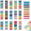 3200 Pieces Adhesive Bookmarks, 16 Styles Multicolor Annotation Post-it Notes Book, Self-Adhesive Bookmarks, Index 1