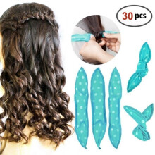 30pcs Heat-Free Foam Hair Rollers Flexible Curlers, Night Sleep Magic Pillow Soft Hair Rollers DIY