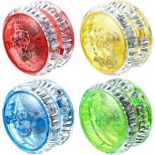 Yo-Yo - Unspecified - Reactive - LED Light - 4 Pieces - Plastic - Random Color