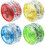 Yo-Yo - Unspecified - Reactive - LED Light - 4 Pieces - Plastic - Random Color 1