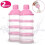 4-Layer Formula Dispenser - Portable Container Bottle for Outdoor Use - Pink 1