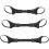 3-Piece Universal Stroller Connectors, Adjustable Double Hook Stroller Connectors, Portable Safety Connection 1