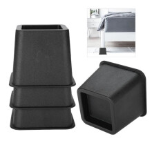 XIO-4 Pieces / Set 7.5 cm Furniture Legs Adjustable Bed Risers Bed Chair Elevator