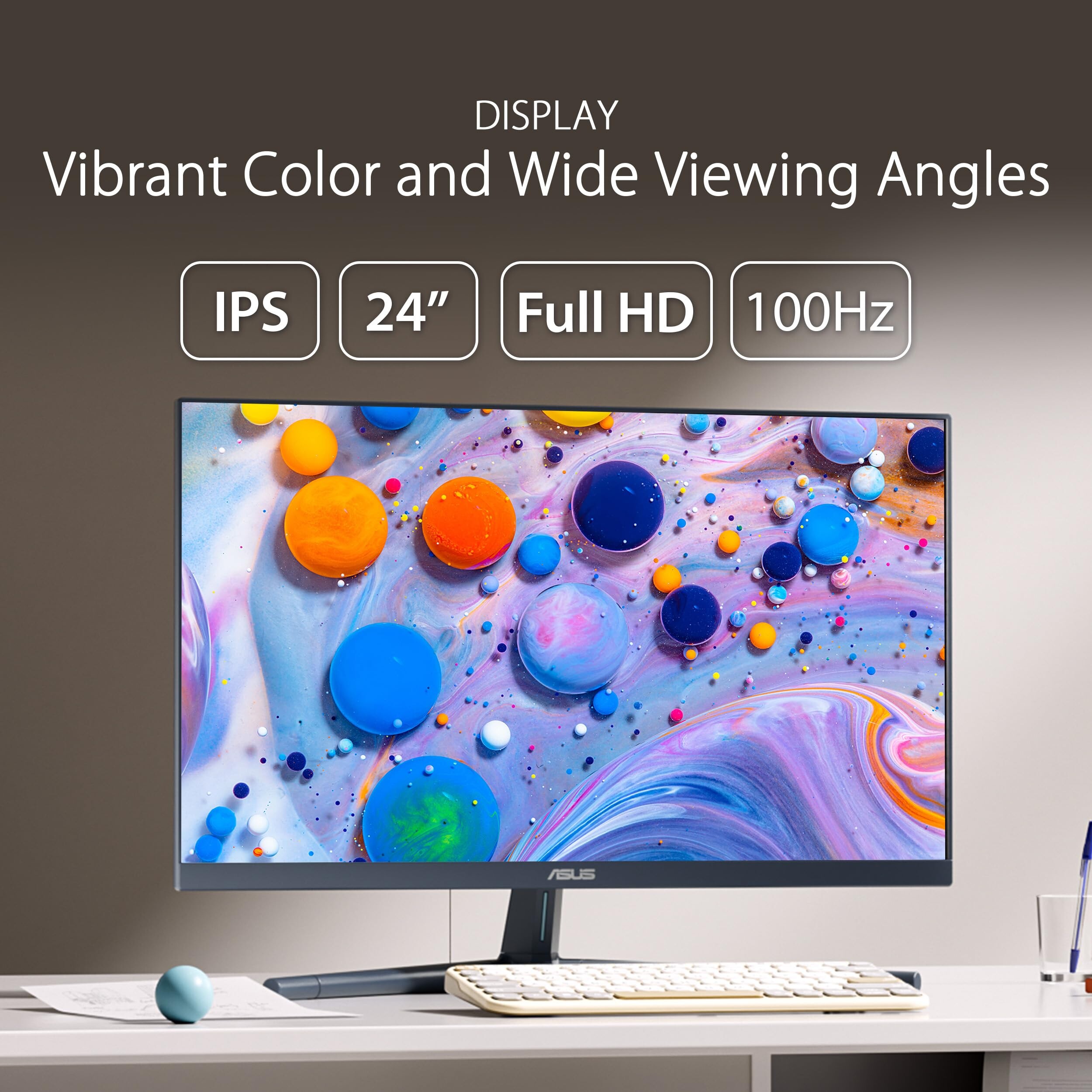 ASUS VU249CFE Eye Care Gaming Monitor – 24