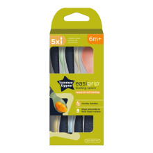 Tommee Tippee Easigrip SelfFeeding Weaning Spoons for Babies 6m Pack o