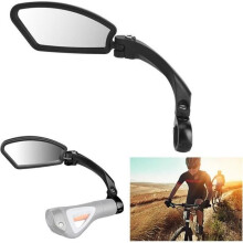 Folding rearview mirror - CHE - Stainless steel - Retroreflector - Sturdy mounting