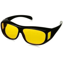 Night Vision Glasses with Anti-Glare Yellow Lenses Improves Driving Day and Night