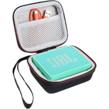 Case for JBL GO 2 Bluetooth Speaker, Portable Speaker, Zipper Bag, Shockproof Protective Case with Strap