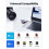 llano SD Card Reader USB C,Dual Slots USB 3.0 Type C to Micro SD Card Adapter 2 in 1,Memory Card Reader for MicroSD,SDHC,Compatible with Laptop,PC,iP 5