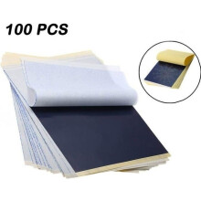 Pack of 100 thermal transfer sheets for tattoos compatible with printers (21cm*29.7cm)