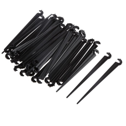 100pcs 11mm Support Fixing for 4/7mm Drip Irrigation Water Pipe