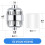 2X Shower Filter 20-Stage Showerhead Filter for Hard Water Shower Water Filter with 4 Replaceable Filter Cartridges 9