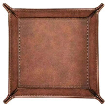 Foldable Desktop Tray, Retro Four-Corner Coin Organizer, Small Item Storage Dish
