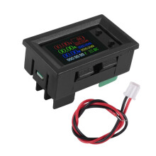 2X 20A Voltmeter Ampèremeter 9In1 Multifunctionele Tester IPS LCD Spanning Stroom Vermogen Batterij Elektriciteit Test Meter