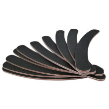 Boomerang nail files - 10 double-sided - 100/180 grit - Grey - Easy to use