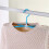 6Pcs/Set 8-Shaped Plastic Non-Slip Hanger Space Saving Clothes Drying Rack Hanger Coat Hangers 10