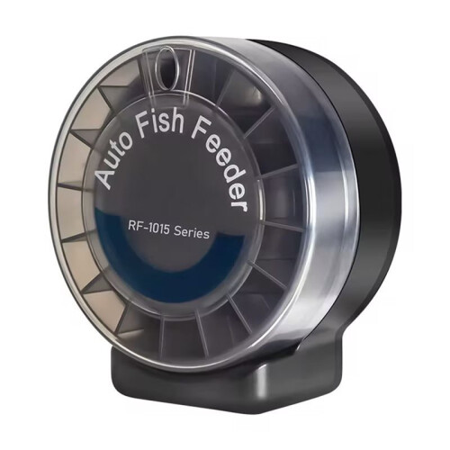 Automatic Fish FeederDual Moisture-Proof Bins100ml CapacityPrecise TimingAnti-Jam Multi-Feed Compatible