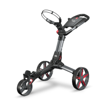 (Red) Motocaddy QB2 Golf Trolley Compact 3 Wheel Push Cart Easy Fold EASILOCK
