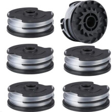 Nylon line spool for Parkside LIDL Akku PRTA 20-Li C3 A1B2 PRT 550 A1 A3 PRT 300 A1 Replacement parts for lawn trimmers (6 pieces)