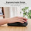 ELECOM HUGE Trackball Mouse, 2.4GHz Wireless, Finger Control, 8-Button Function, Palm Rest Attached, 52mm Smooth Red Ball, Windows11, MacOS 2