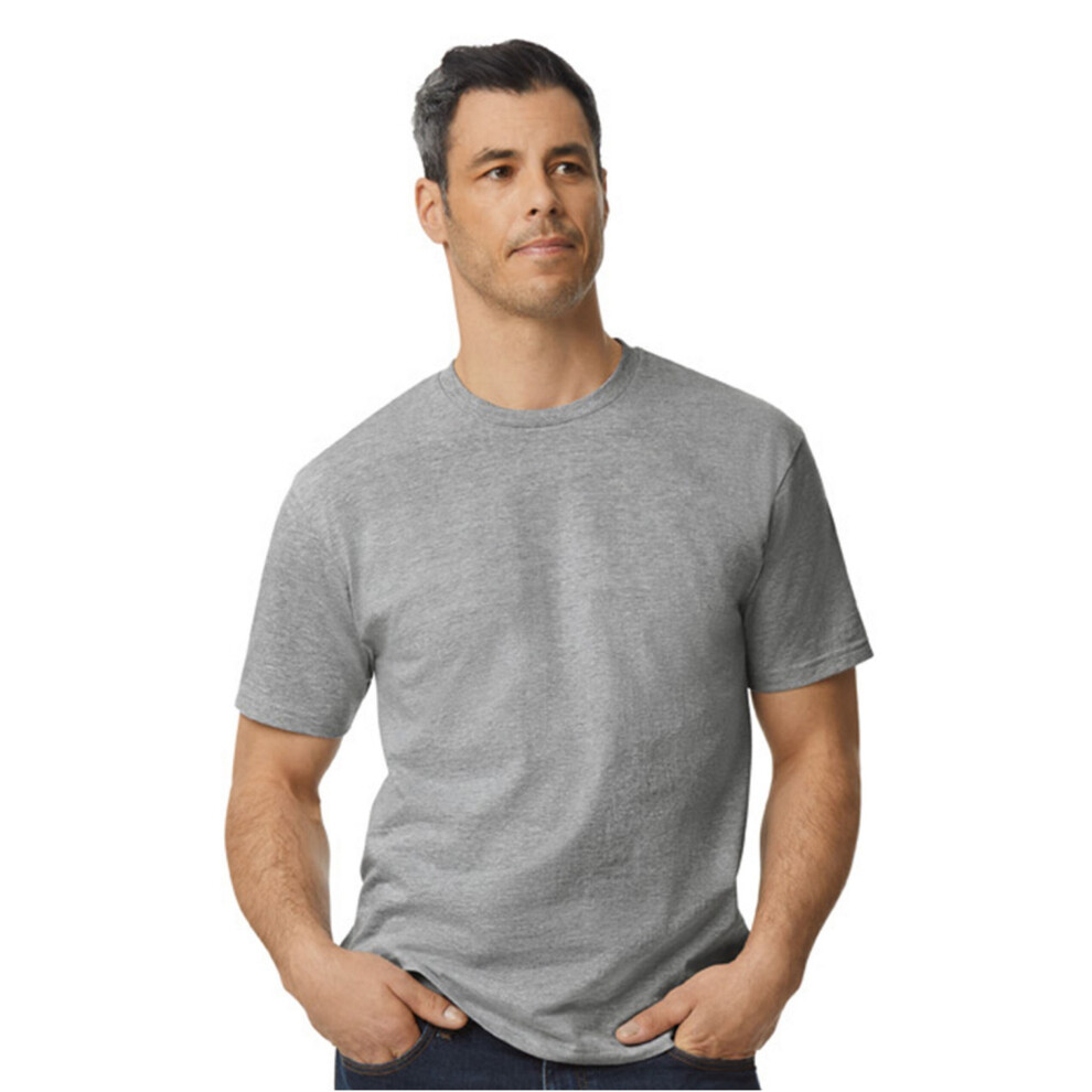 Gildan (Xxl, Sports ) Unisex Adult Softstyle Midweight T-Shirt Grey