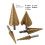 5PCS Step Drill Bit Set, HSS Drill Bits, Automatic Center Punch, Shaped Split Tip, W/Aluminum Case, Step Bits for Metal 7