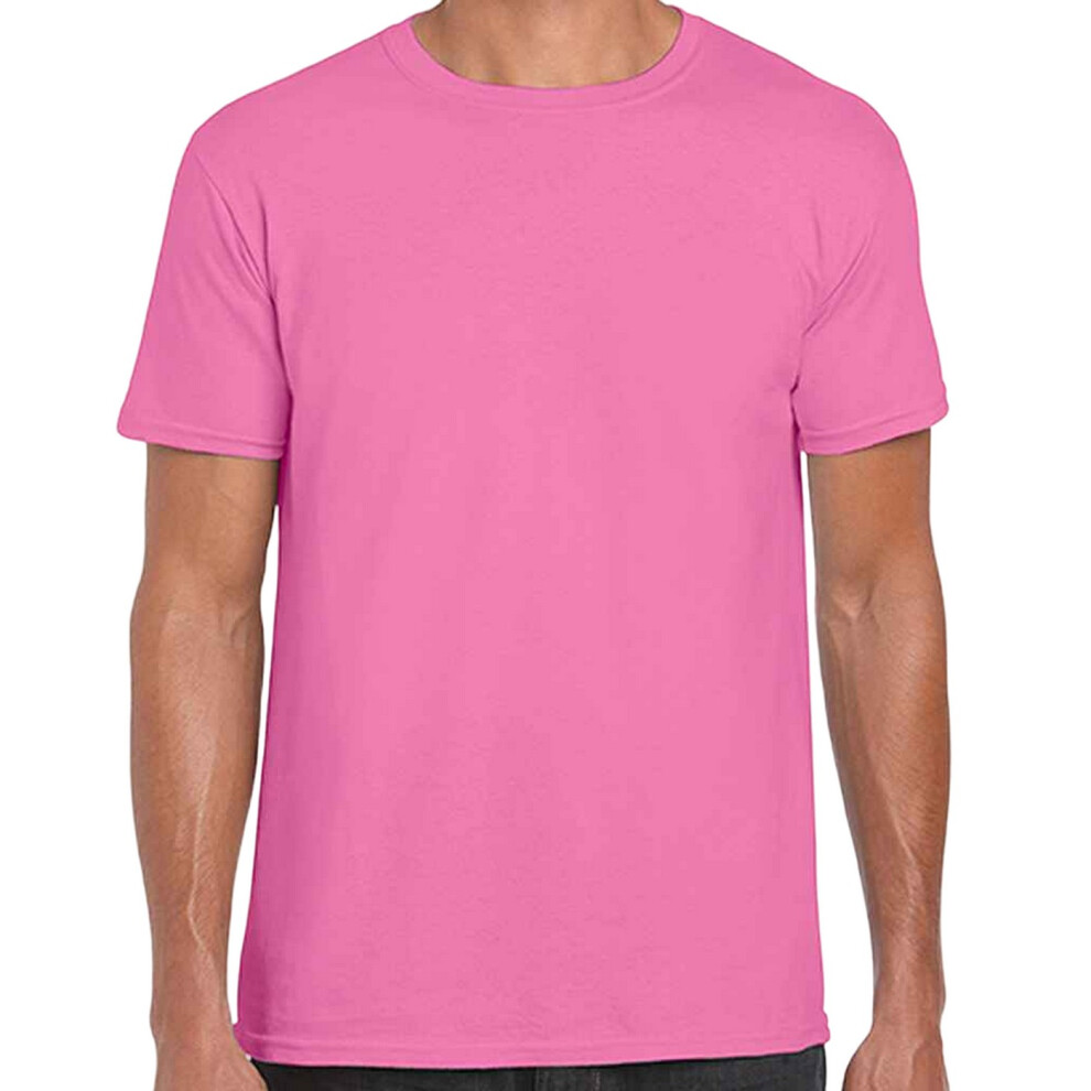 Gildan (3Xl, Azalea) Mens Short Sleeve Soft-Style T-Shirt Multicoloured