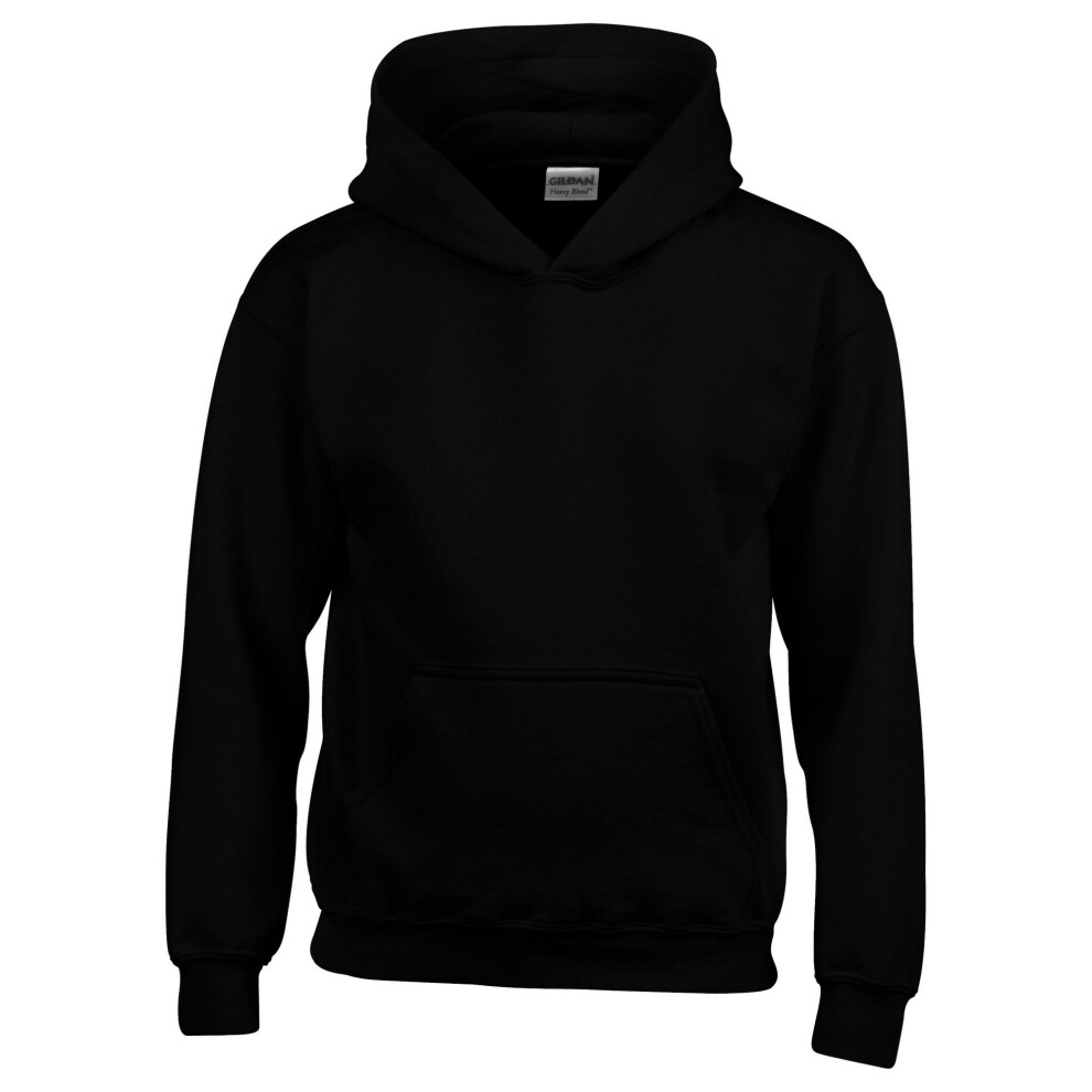 Gildan (9-11 Years, ) Childrens/Kids Heavy Blend Hoodie Black