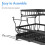 Kitchen Countertop Large Dish Drying Rack Removable High-Capacity Dish Drainer Double-Layer Dish Rack 2