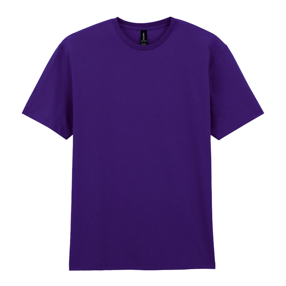 Gildan (Xxl, ) Mens Cotton Lightweight T-Shirt Purple